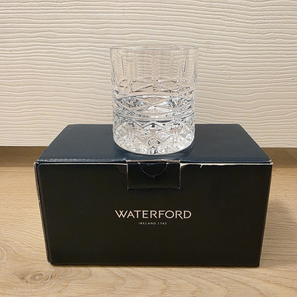 Waterford Book Of Kells Crystal Tumbler 6 Oz Cups Glasses Set Of 2 180 ML - Picture 3 of 7
